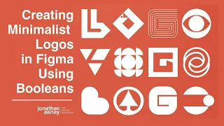 Creating Minimalist Logos in Figma Using Booleans