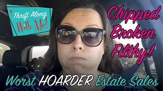 WORST Estate Sale Shopping Day Ever! | HOARDER Houses, Everything Disgusting and Broken