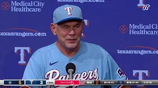 Bruce Bochy Postgame: Astros 5, Rangers 3