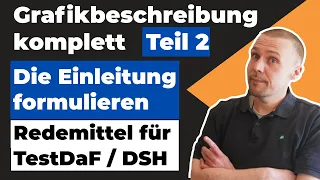 Grafikbeschreibung Teil 2 - Die Einleitung formulieren - Redemittel für TestDaF, DSH und Goethe C1