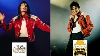 Michael Jackson| Beat It Helsinki 1997 VS Copenhagen 1992