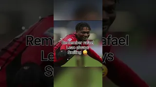 Rafael leao is not smiling anymore 😔#football #edits #shortsfeed