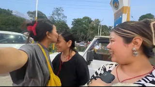 Time to say good bye to my mom ,leaving dharamshala #tibetanvlogger //yangdon la