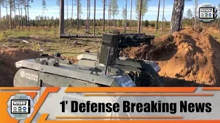 FN Herstal and Milrem Robotics deploy weaponized THeMIS UGV Unmanned Ground Vehicle in Estonia