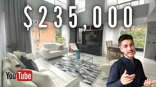 INSIDE a $235,000 Luxurious Penthouse in Medellin, Colombia