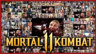 MORTAL KOMBAT 11 All Fatalities Gameplay Trailer Reactions Mashup (+Single Prologue Trailer PS4)