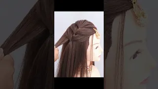 Latest High Side Look Ponytail #hairstyle #shorts #viral