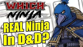 How to Build a REAL Ninja in Dungeons & Dragons! – Which Ninja