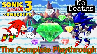 Sonic 3 & Knuckles: Knuckles Playthrough - All 14 Emeralds, No Deaths, All Perfect Special Stages