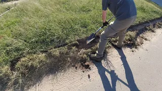 Disabled Woman SHOCKED at Her OVERGROWN Lawn Transformation - I MOWED and EDGED for FREE - Part 1