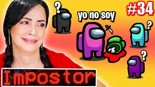 ME QUEDO MUDA! 😬 YO NO SOY! 😵 PEOR IMPOSTOR de AMONG US 🔥 Sandra Cires Play