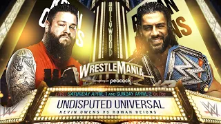 WWE2K23 Universe Mode SS3 | Kevin Owens vs. Roman Reigns | Undisputed WWE Universal Title Match