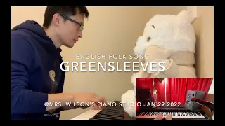 Sitao Huang, Greensleeves (with piano accompaniment)