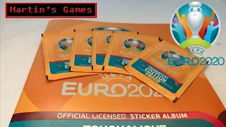 5x Blind Pack Opening - #2 -  Panini UEFA EURO 2020 Tournament Sticker Collection Album