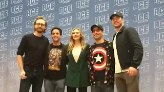 Chris Evans, Elizabeth Olsen & Tom Hiddleston at Ace Comic Con in Chicago (10.14.18)