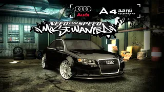 Need For Speed Most Wanted /REDUX MOD 2021/Audi A4 3.4 fsi Quattro JUNKMAN TUNING i loss /1080p60fps