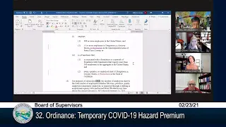 Santa Clara County Board of Supervisors February 23, 2021  9:30 AM