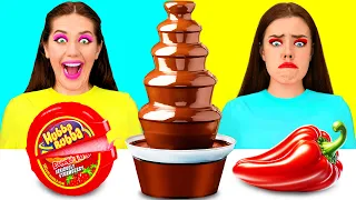 Desafio Da Fonte De Chocolate | Desafio Maluco por 4Fun Challenge