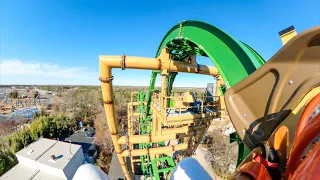 Tumbili Kings Dominion Front POV // NEW 2022 ROLLER COASTER