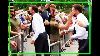 WATCH: French President SLAPPED By Angry Voter