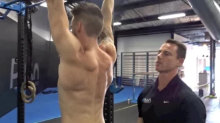 Scap Pulls - Ensure correct activation before pull ups