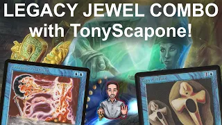 RUN THE JEWELS! Legacy Mono-Blue Coveted Jewel Combo with TonyScapone! Transmute, One Ring, MTG