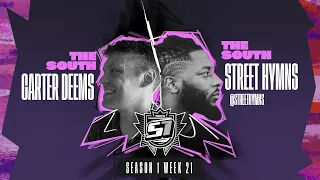 KOTD - Rap Battle - Carter Deems vs Street Hymns | S1W21