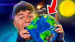 ENGOLI O PLANETA TERRA GIGANTE DE UMA SÓ VEZ!! (Tasty Planet)