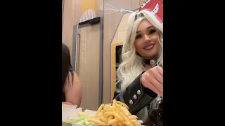 Saweetie Eats McDonalds In Italy!