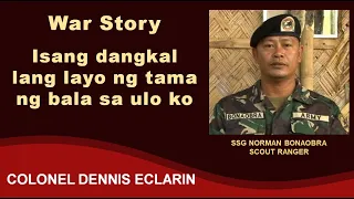 War Story: Isang dangkal lang layo ng tama ng bala sa ulo ko