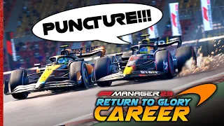CHAOS IN SPAIN! BOTH RED BULLS HAVE A CRASH! MERCEDES OFF TRACK - F1 Manager 2023 CAREER MODE Part 8