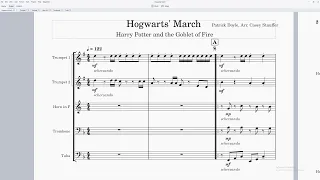 Hogwarts' March | Brass Quintet