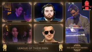 Jerma wins league of their own streamer award