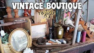 Vintage Boutique Restyle | Create some Spring & nature-inspired vintage vignettes with us!