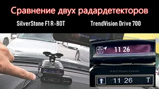 Сравнение SilverStone F1 R-BOT с TrendVision Drive 700