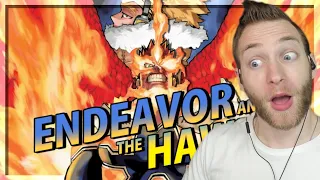 THE TOP HEROES!!! Reacting to "My Hero Academia ABRIDGED MOVIE Endeavor and the Hawks" by JoyRide