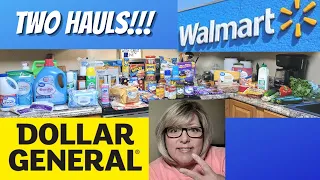 WalMart Stock Up Haul and Bonus Dollar General Haul