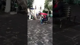 Pioggia di Lapilli su Taormina - 23 Ottobre 2021