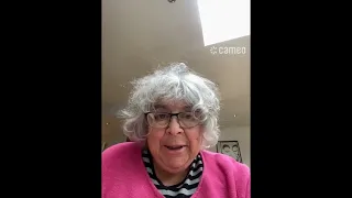 Miriam Margolyes Wishes Suzanna A 300th Happy Birthday