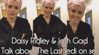 Daisy Ridley Questioned about 'The Last Jedi' on set of 'Murder on the Orient Express' (2017)