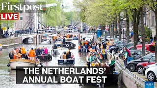 LIVE: Netherlands: Boat Parade Along Amsterdam's Historic Canals on King Willem-Alexander's Birthday