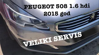 PEUGEOT 508 2015god VELIKI SERVIS 1.6 hdi 88KW BHZ