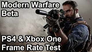 Call of Duty Modern Warfare PS4 vs Xbox One Frame Rate Test (Beta)