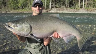 Lachsangeln Chilliwack River Kanada BC