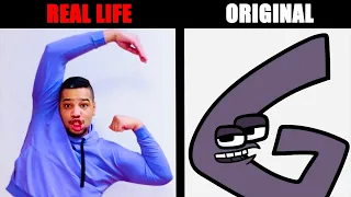 REAL LIFE VS ORIGINAL | The Craziest Version Alphabet Lore in REAL LIFE
