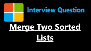 Merge Two Sorted Lists - Leetcode 21 - Python