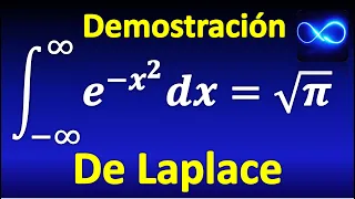 Gaussian integral, Laplace demonstration (Double integral, improper, variable change)