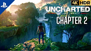 Uncharted Lost Legacy Remastered CHAPTER 2 Infiltration Gameplay 4K 60fps HDR