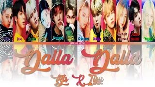 How would ITZY & BTS sing 'DALLA DALLA' (by ITZY))(Han/Rom/Eng) |fanmade (unreal)