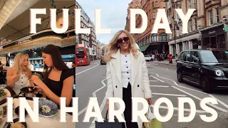 Spend A FULL Day With Us In Harrods London! Harrods Shopping & Food. Best Friends Birthday Trip!